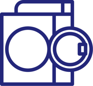 Laundry machine icon